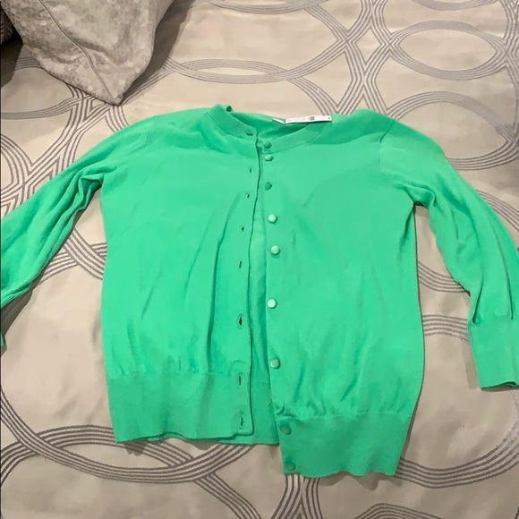 JCrew The Clare Cardigan In Spring Green Color - Picture 1 of 2